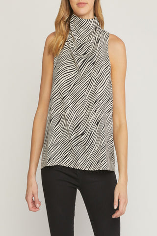 Somewhere In Time Animal Print Top