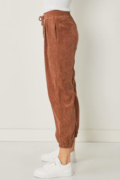 There She Goes Corduroy Joggers
