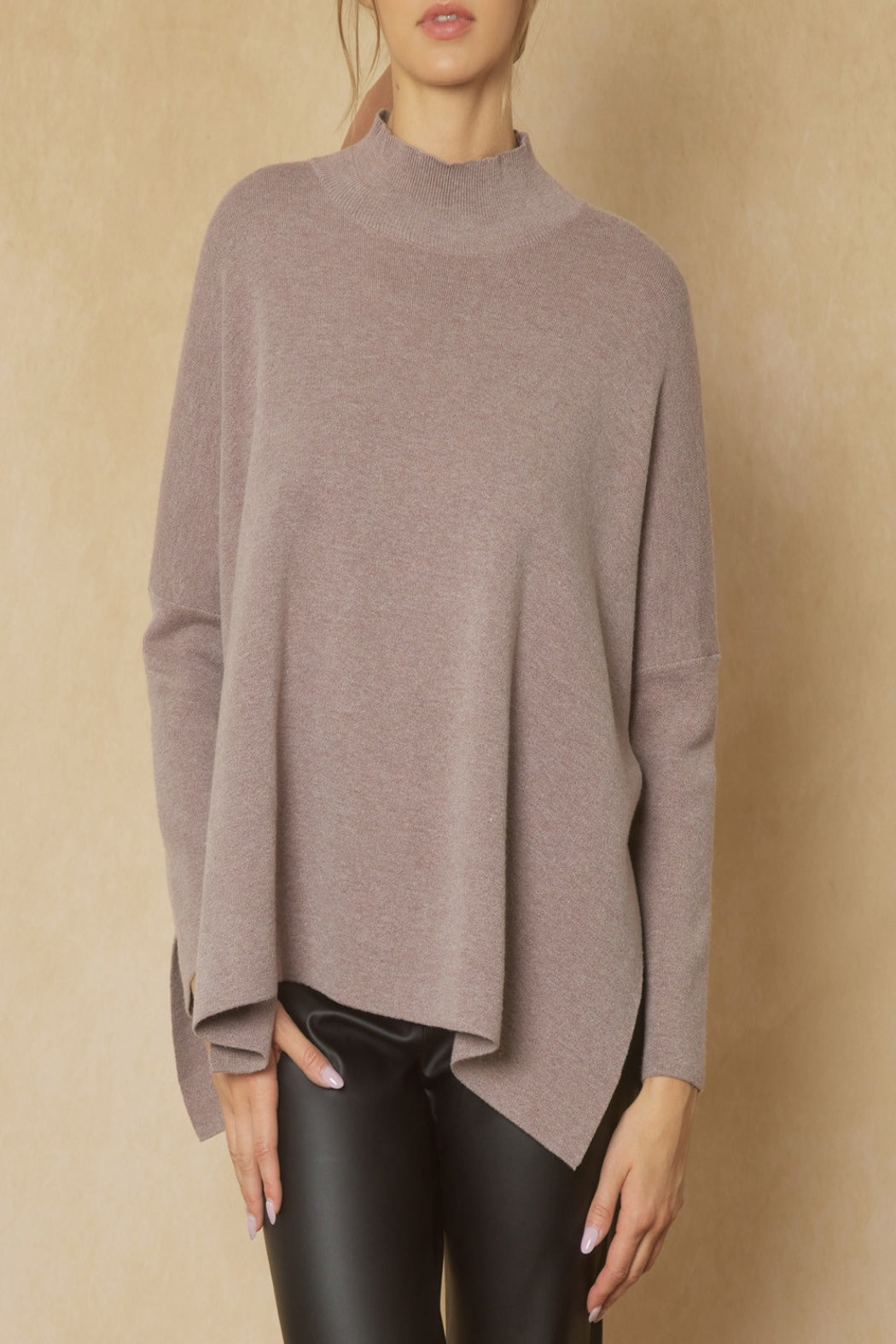 Ohh La La Mock Neck Top