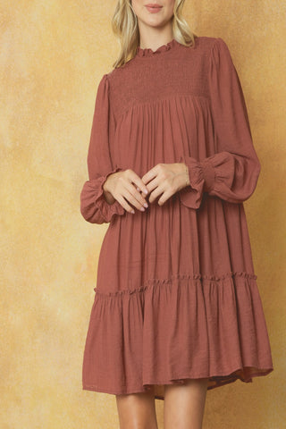 As Lovely As You Tiered Mini Dress