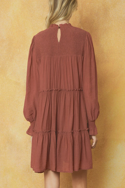 As Lovely As You Tiered Mini Dress