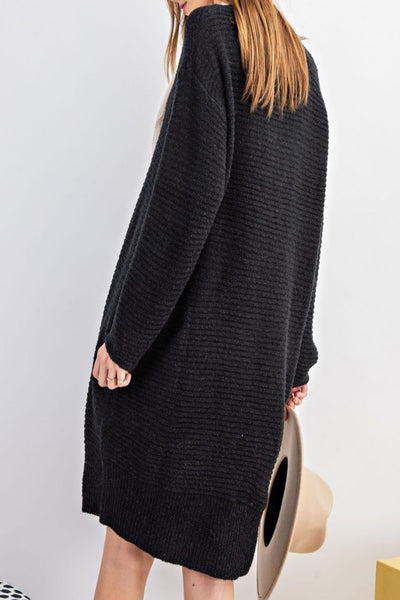 Wrap Me Up Ribbed Sweater Dress