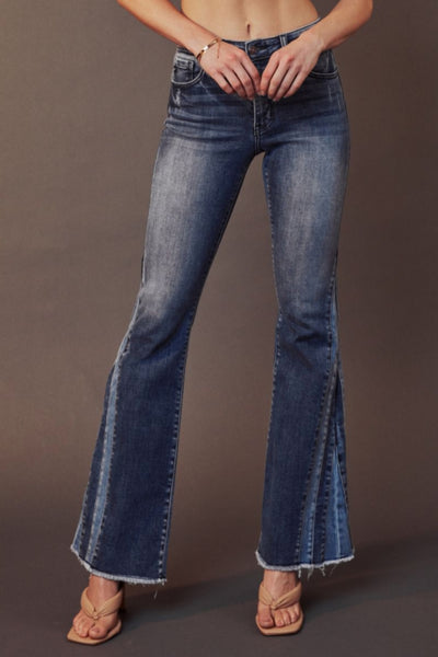 Rae High Rise Wide Flare KanCan