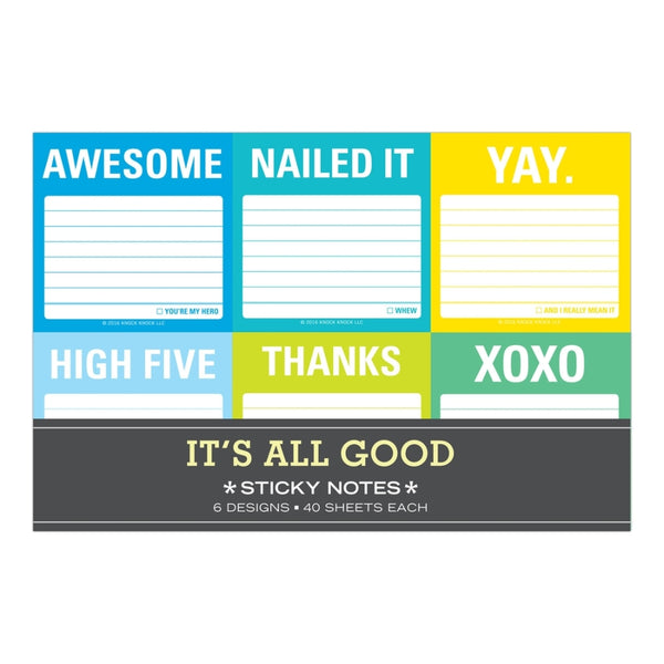 Knock Knock It’s All Good Sticky Note Packet