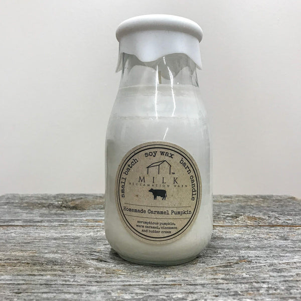 Milk Reclamation Barn Milk Bottle Candle