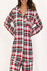 Women's Mansfield Plaid Button Up Sleep Shirt