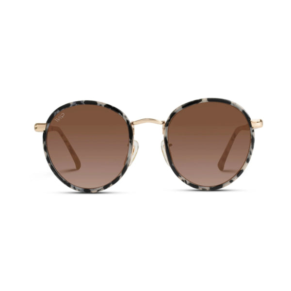 WearMe Pro Olivia Round Metal Frame Sunglasses